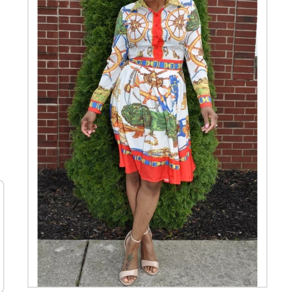 NWOT print dress